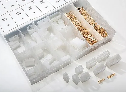 "Flachstecker Gehäuse Set, 240-teilig, mit Flachstecker image"