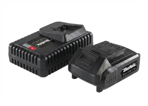 "Starter-Set 18 Volt Li-Ionen Familie: 1 x Akku 2,0 Ah + 1 x Schnellladegerät image"