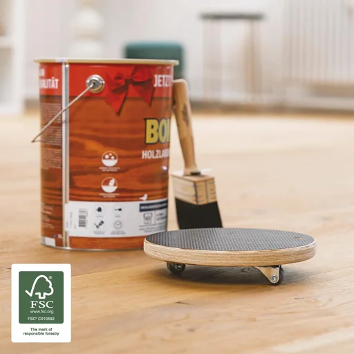 "Transporthilfe MM 1315, Ø 20 x 4,5 mm, softe Rollen Ø 20 mm, Multiplexplatte Maxigrip FSC®, Tragkraft 100 kg image"