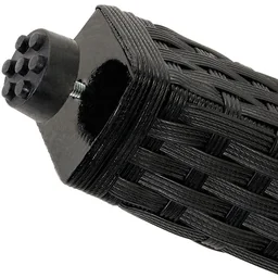 Gartengarnitur 17-Sitzer - Polyrattan-Sitzgruppe Rom schwarzes Akazienholz