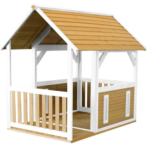 "Forest Spielhaus Braun/Weiß image"