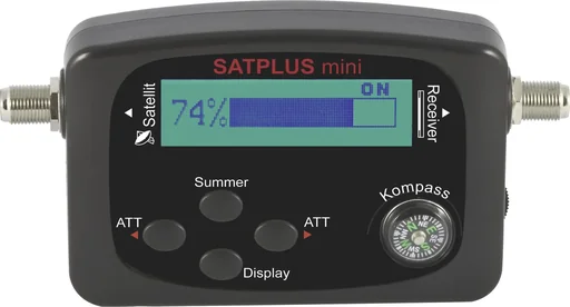 "Satelliten Finder "SATPLUS mini" mit LCD Pegelanzeige, Signalton und Kompass image"