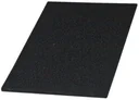 Aktivkohle Filtermatte PAK 45/32 Schwarz, Filterschwamm, 45 x 31,5 x 1,9 cm