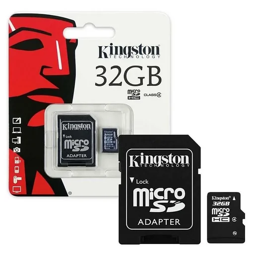 "32GB microSDHC Speicherkarte mit SD Karten-Adapter image"
