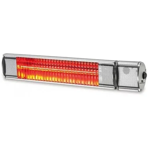 "Heizung - Infrarot-Lampe - Terrassenheizung - innen und außen - 2000W - 24m² - IP55 - Mit Fernbedienung image"