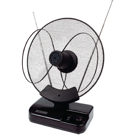 "Verstärkt Innen DVB-T/T2 - DAB+ Zimmerantenne mit Verstärker 36 dB FM / VHF / UHF image"