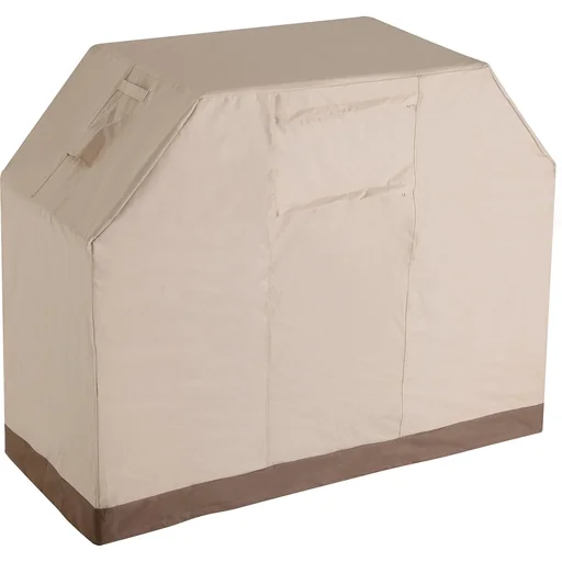 "Abdeckung Grill Abdeckhaube Beige L185 x B71 x H130 cm image"