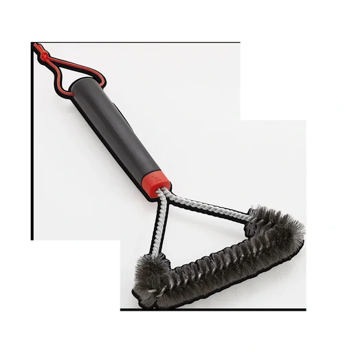 "Dreiseitige Grillbürste, 30 cm image"