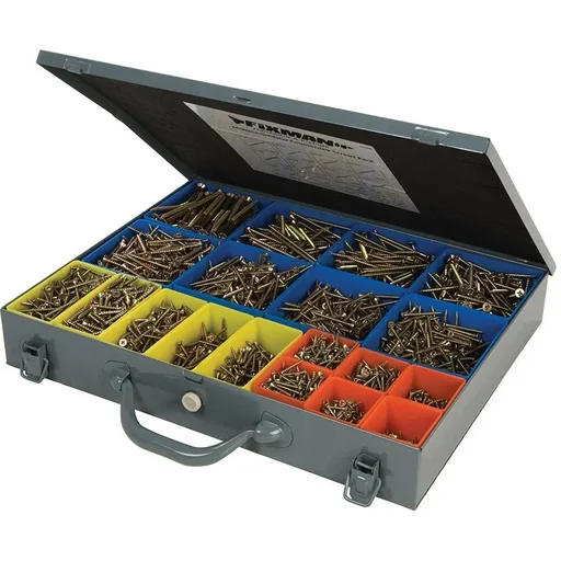 "Fixman Goldstar Senkkopfschrauben Sortiment 3400 Stück image"