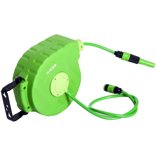 "DURHAND® Schlauchtrommel Schlauchaufroller Grün 33 x 16 x 28,5cm image"