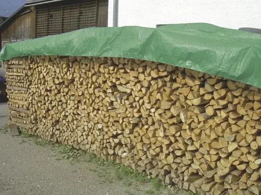 "Holzstapelabdeckplane, extra stark, Gewicht 210 g/m², 1,5 x 6 m image"