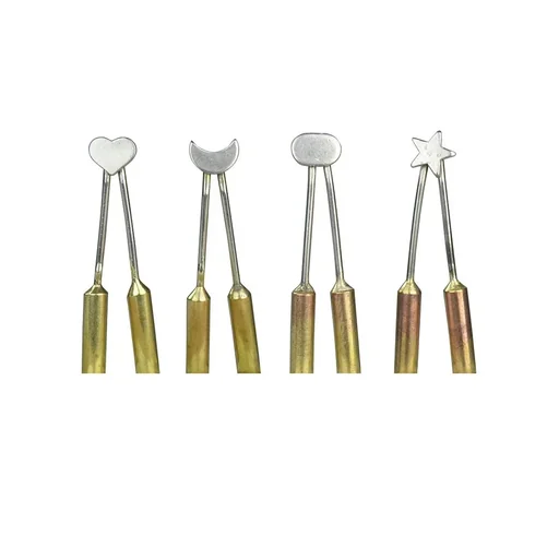 "Brennschleifen-Set 4 teilig, Stern, Mond, Herz und Oval image"