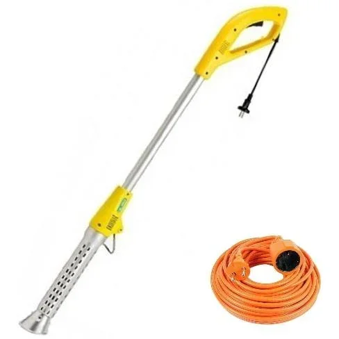 "Gloria Elektrischer Unkrautbrenner Thermoflamm Bio Electro 2000 W mit 10 Meter Verlängerungskabel image"