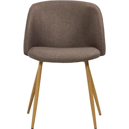 "Esszimmerstühle 2tlg. Stoff braun image"