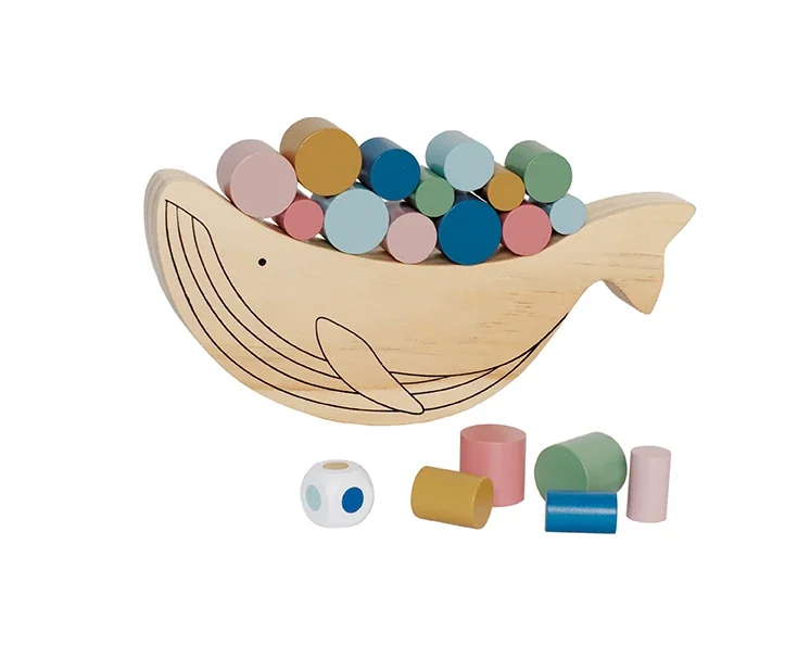 "Jabadabado Kinderspielzeug, Balancierspiel - Wal image"