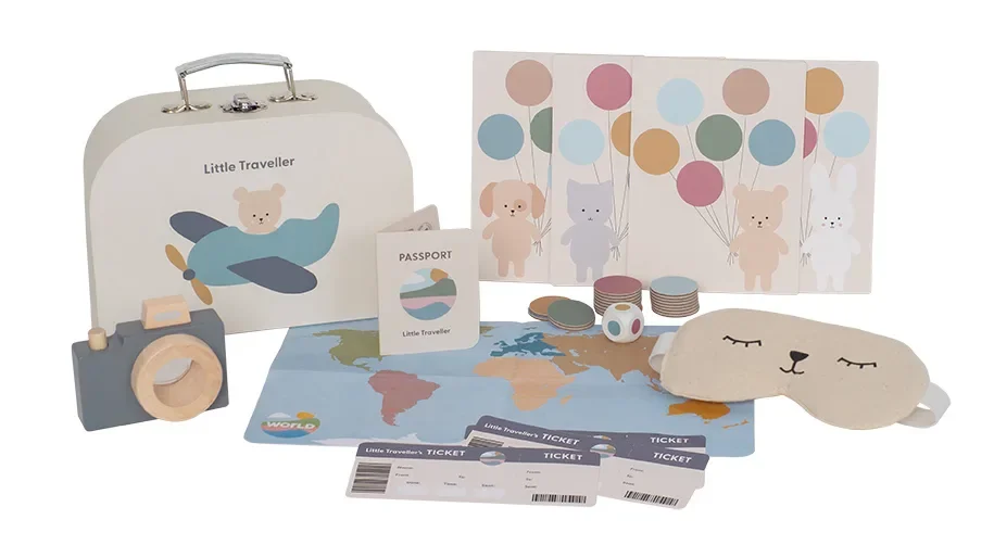 Jabadabado Kinderspielzeug, Spielset - Reisekoffer