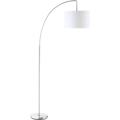 "Bogenlampe Stehlampe Wohnzimmer Stehleuchte 40W moderne Bogenleuchte mit E27 Fassung Schirm für Schlafzimmer Büro elegan image"