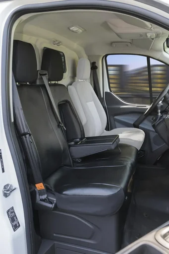 "Passform Sitzbezüge Ford Transit für Doppelbank vorne aus Kunstleder ab BJ 05/2014 - heute image"