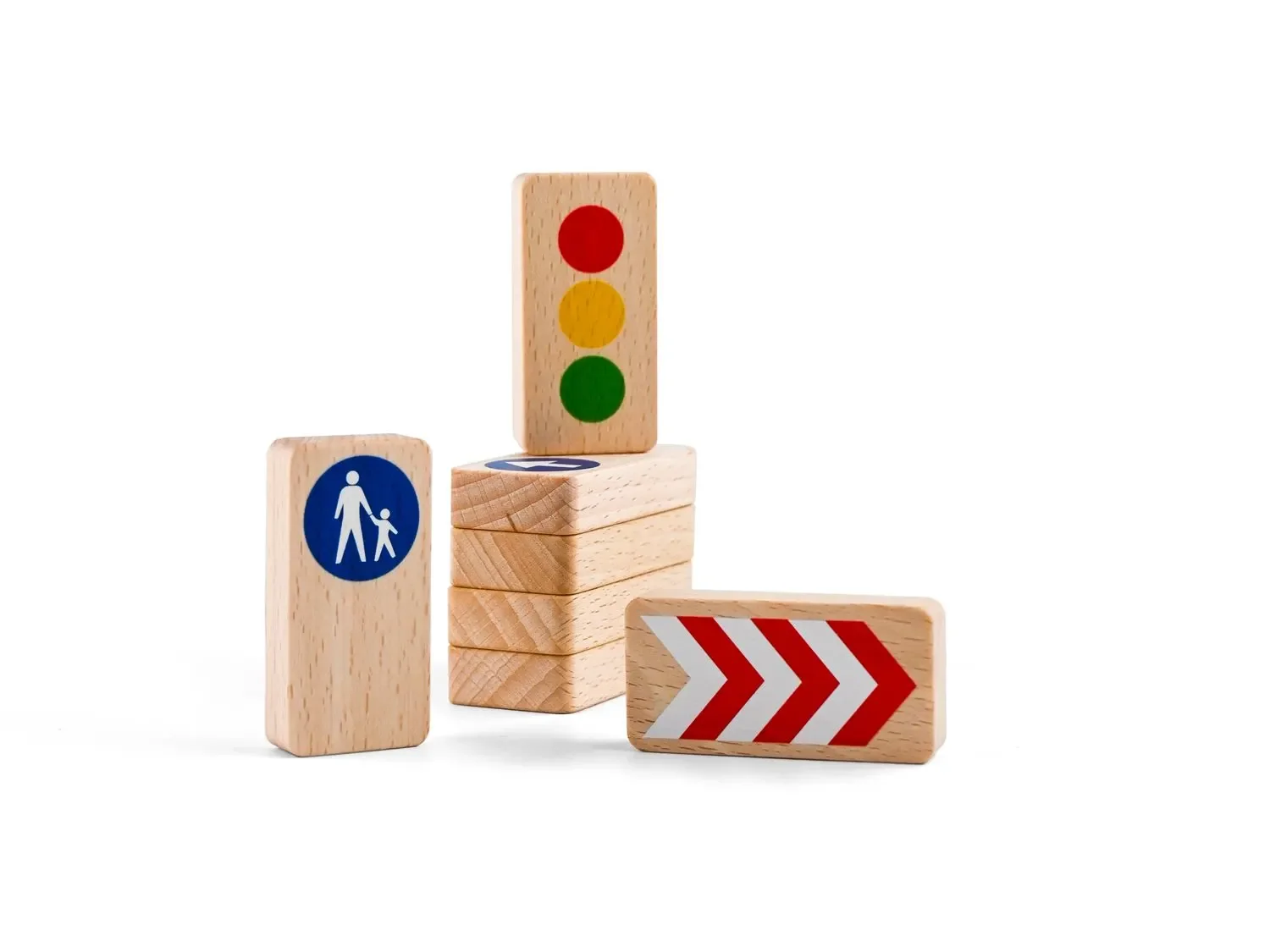"Waytoplay Verkehrszeichen, Straßensperren - holz image"