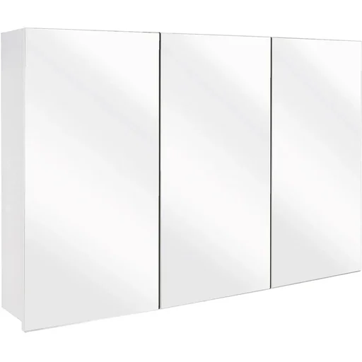"Concept Spiegelschrank 100cm Weiss fsc image"