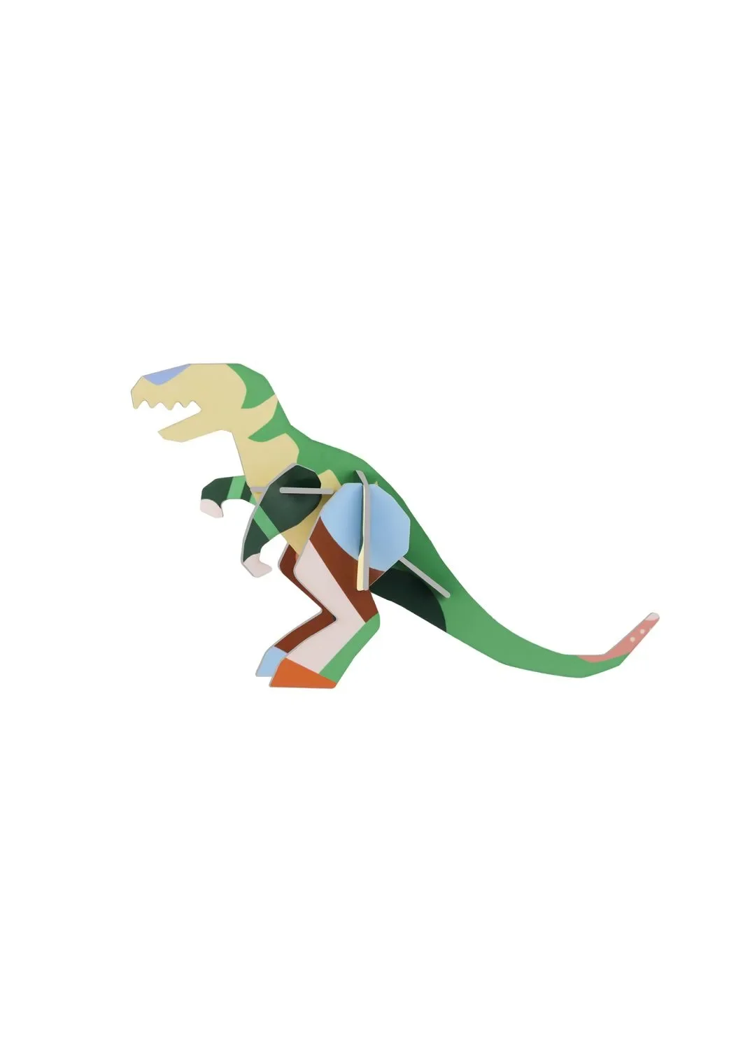 "Studio ROOF Ornament, Bastel-Set, 3D Wandobjekt - T-rex image"