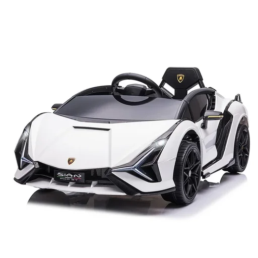 "Kinderfahrzeug 2 Fahrmodi SIAN SUV-Auto-Spielzeug Elektroauto mit Fernbedienung extra breiten Reifen Musik(MP3/USB) Lich image"