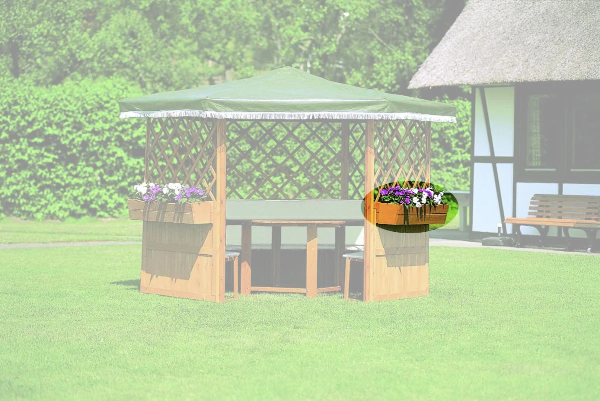 Blumenkasten für Pavillon "Palma" u. "Marburg"