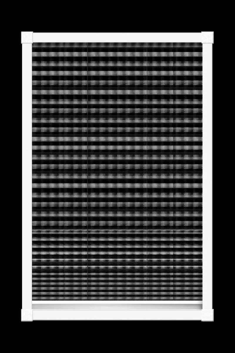 Insektenschutz-Plissee für Fenster, Farbe weiß, 140 x 150 cm