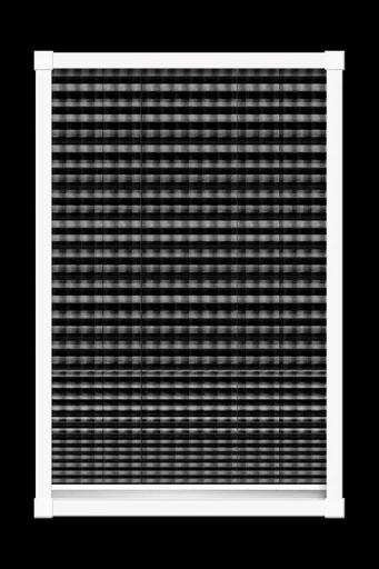 "Insektenschutz-Plissee für Fenster, Farbe weiß, 140 x 150 cm image"