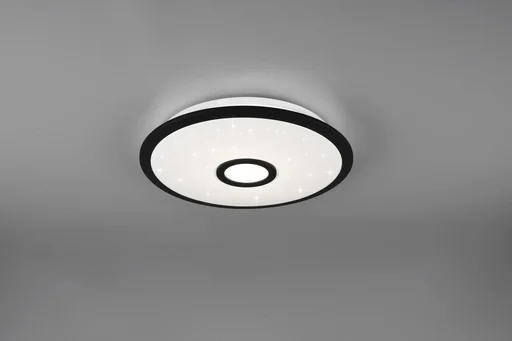 "LED-Deckenleuchte OKINAWA, 18 W, 1800 lm, dimmbar inklusive Fernbedienung, Farbe schwarz image"