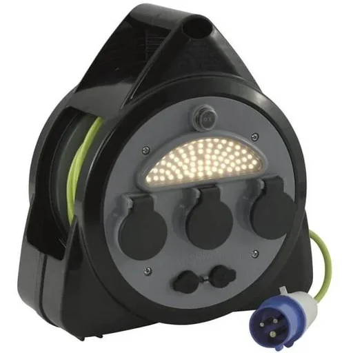 "Kabeltrommel mit USB und LED image"