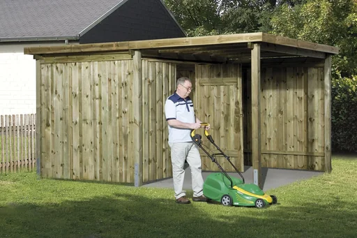 "Lagerhaus VARIUS, Variante I mit Schuppen und Rückwand image"