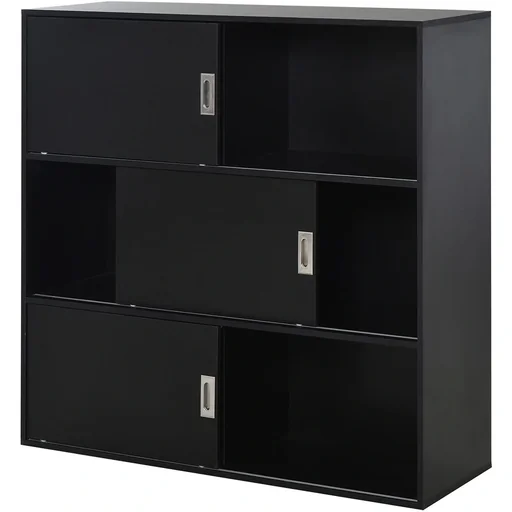 "Bücherschrank, schwarz image"