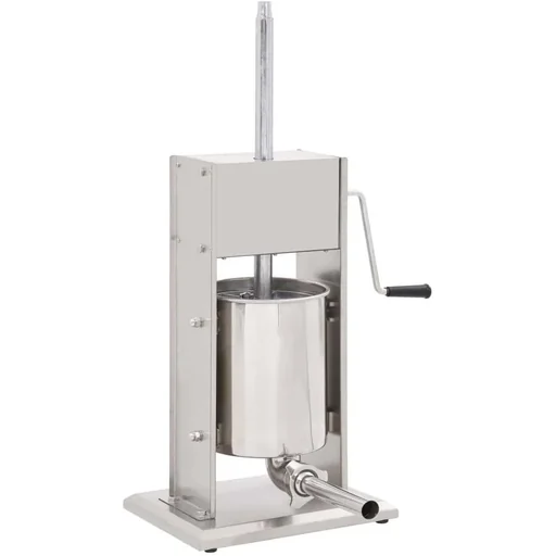 "Wurstfüller 10 L Edelstahl manuell silberfarben image"