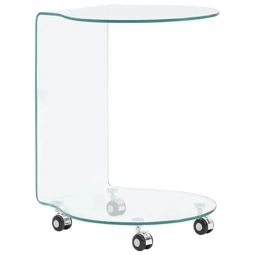 "Couchtisch 45x40x58 cm gehärtetes Glas image"
