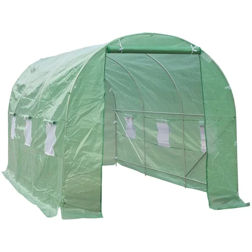 "Foliengewächshaus 4,5x2x2m Treibhaus image"