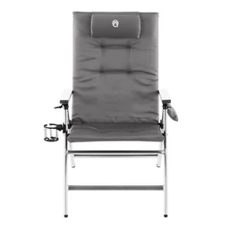 5 Position Padded Aluminium, Camping Stuhl, integrierter Getränkehalter, gepolst