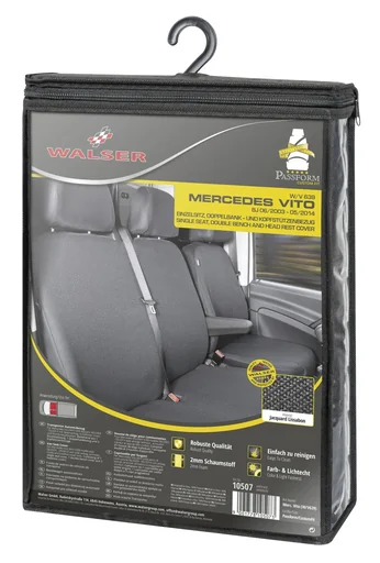 "Passform Sitzbezüge für Mercedes Vito W639 und Viano W639 aus Stoff ab BJ 06/2003 bis 05/2014 image"