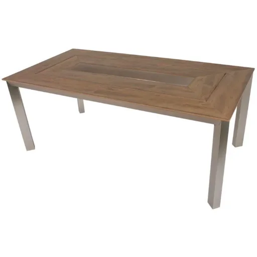 "Tisch FLORENCE, rechteckig, Aluminium / Non-Wood, champagner image"