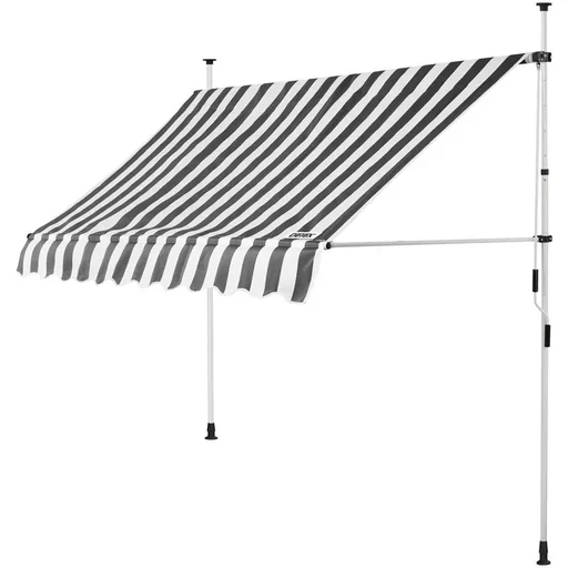 "Klemmmarkise Weiß/Grau 250cm image"