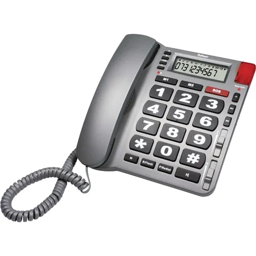 "Notruftelefon mit Tasten Grau image"