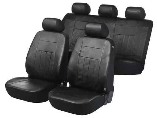 "Autositzbezug Soft Nappa schwarz aus Kunstleder image"