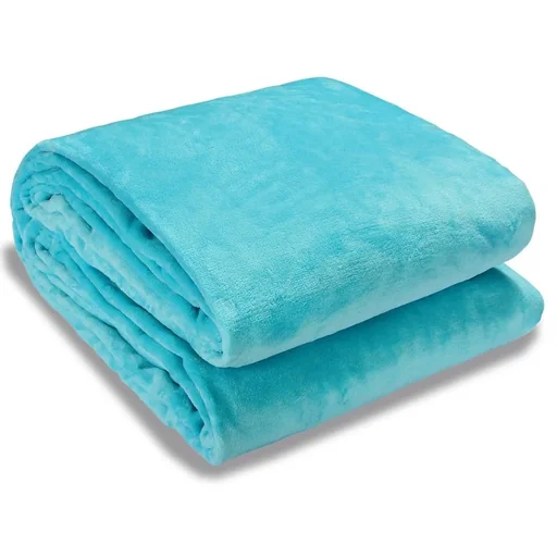 "Premium-Decke 200x150cm - blau - image"