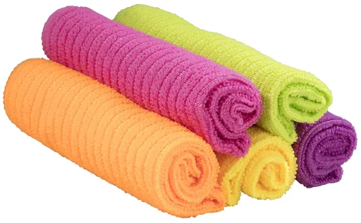 "Mikrofasertücher 5er Set, farblich sortiert image"