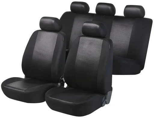 "Autositzbezug Shiny schwarz Premium Set image"