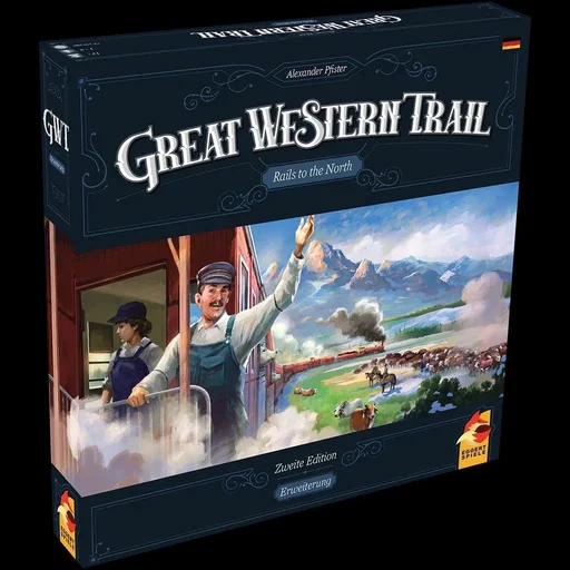 "Great Western Trail - Rails to the North ( Erweiterung zur 2. Edition vom Grundspiel ) image"