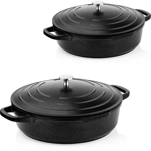 "Performance Series Töpfe und Pfannen - Bratpfanne 32 cm + Bratpfanne 28 cm - Schwarz image"