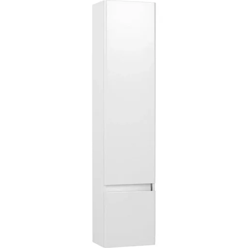 "Stripe Bade Hoher Schrank rechts 35x156cm Weiss image"