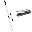 Garten-Rechen 2in1 + Teleskopstiel