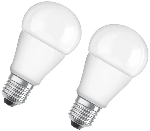 "LED STAR CLA60 Lampe, 10 Watt, E27, matt, warmweiß - 2 Stück image"